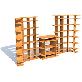 Media system deep consol 3D Object | FREE Artlantis Objects Download